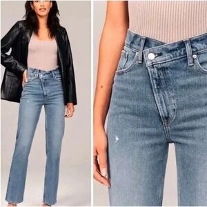 Abercrombie & Fitch Blue Straight Leg Jeans
